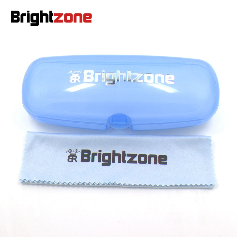 Brightzone Unisex Square Eyeglasses Semi Rim Alloy B8519 Semi Rim Brightzone   