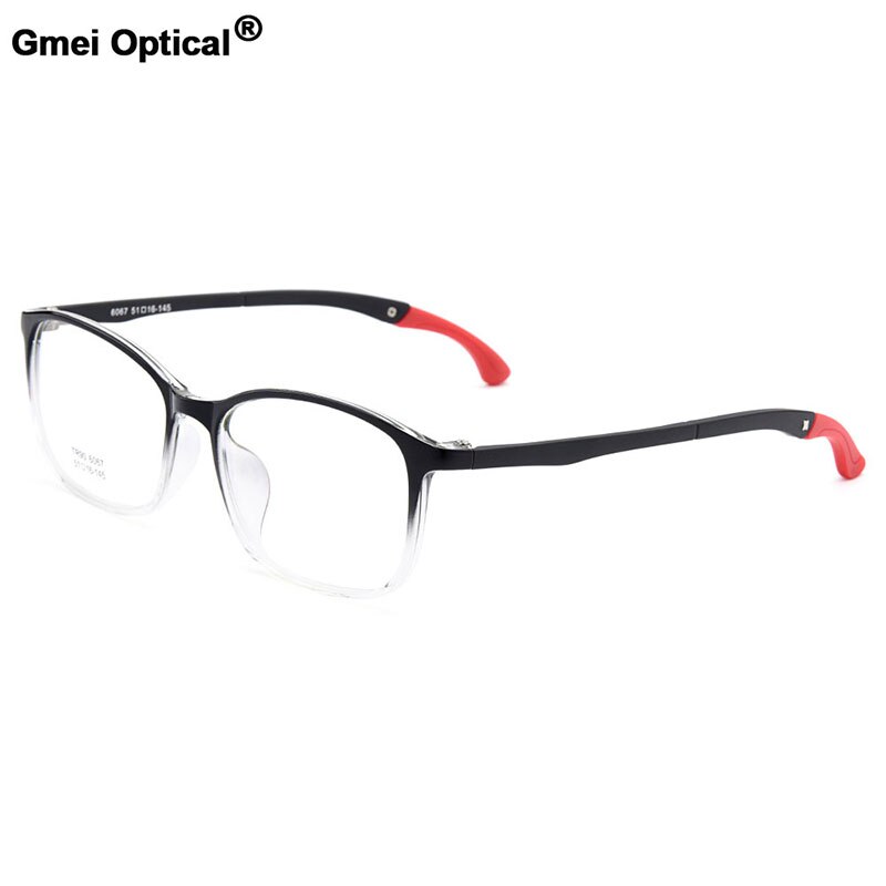 Gmei Men's Eyeglasses Ultra-Light Tr90 With Hangers Plastic M6067 Full Rim Gmei Optical   