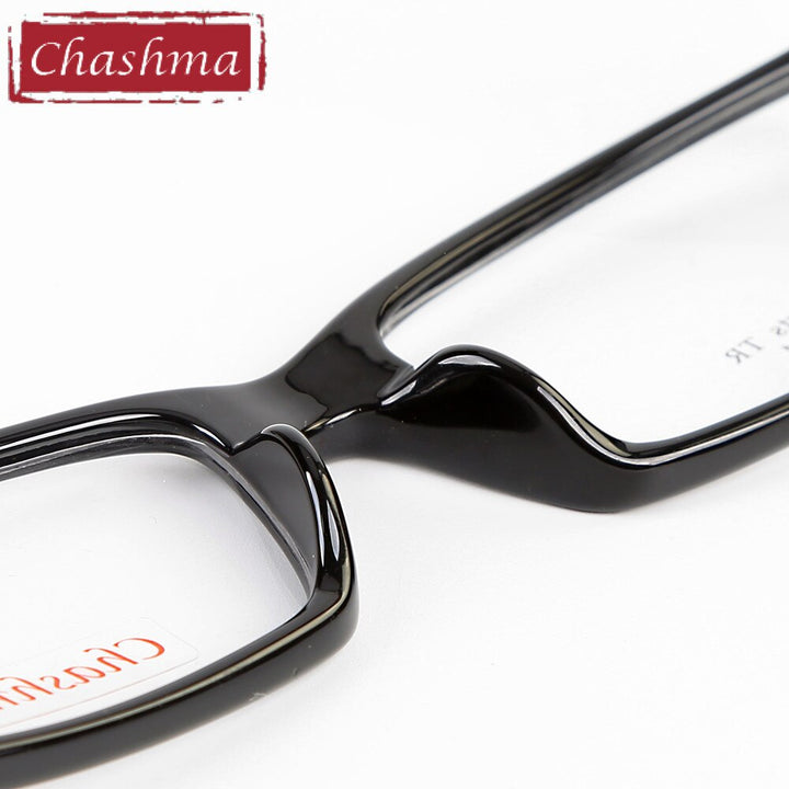 Chashma Ottica Men's Full Rim Square Tr 90 Titanium Sport Eyeglasses 6051 Sport Eyewear Chashma Ottica   