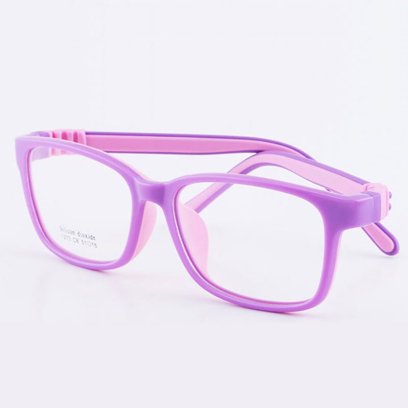Reven Jate 1273 Child Glasses Frame For Kids Eyeglasses Frame Flexible Frame Reven Jate purple  