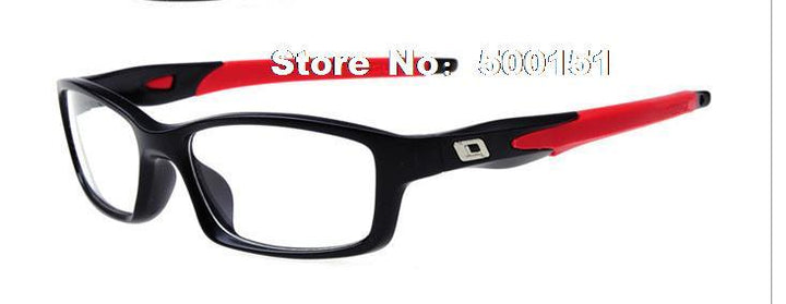 Unisex Eyeglasses Acetate Plastic Frame Sport 1066 Sport Eyewear Brightzone Red  
