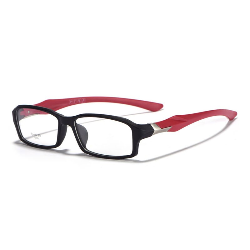 Hotochki Unisex Full Rim TR-90 Resin Frame Sport Eyeglasses 6059 Sport Eyewear Hotochki Red  