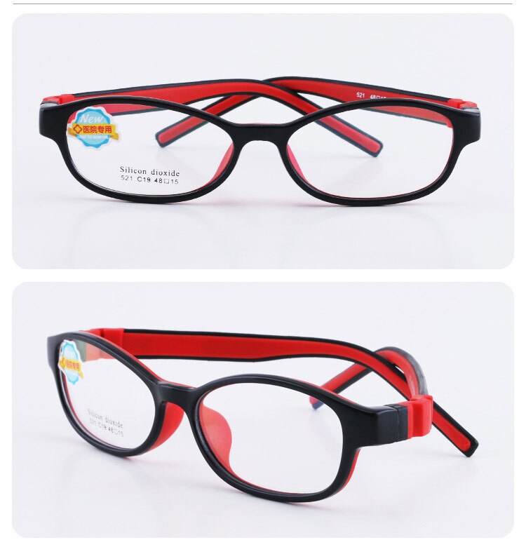 Reven Jate 521 Child Glasses Frame For Kids Eyeglasses Frame Flexible Frame Reven Jate   