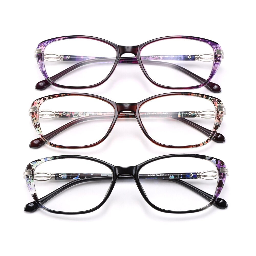 Women's Eyeglasses Ultra-Light Plastic Tr90 M1688 Frame Gmei Optical   