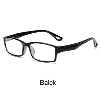 Ralferty Square Reading Glasses Men Women Anti-Fatigue Glasses Diopter Spectacles Point A9895 +1.0 1.5 2.0 2.5 Reading Glasses Ralferty China +100 black
