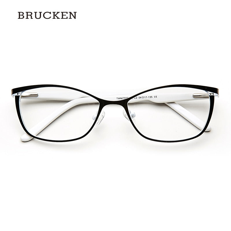Women's Eyeglasses Frame Metal Acetate Cat Eye Twm7559 Frame Kansept TWM7559C2  