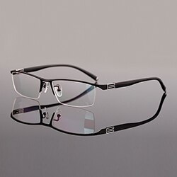 Men's Reading Glasses Anti-reflective Alloy Cr39 56170 Reading Glasses Brightzone Far 0 Near ADD 100 black colour frame 