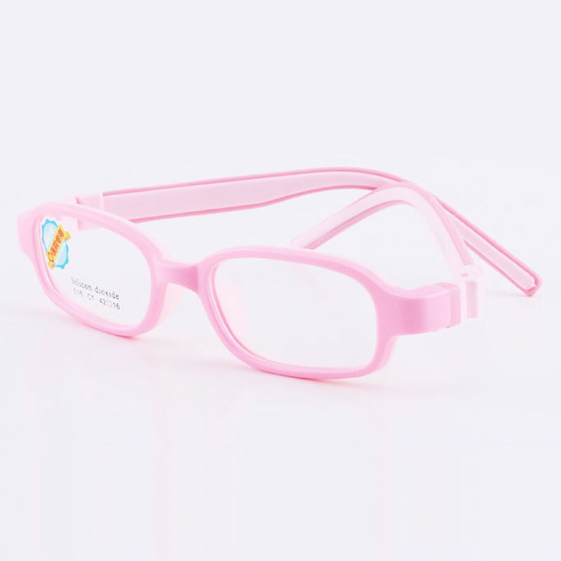 Reven Jate 515 Child Glasses Frame For Kids Eyeglasses Frame Flexible Frame Reven Jate Pink  