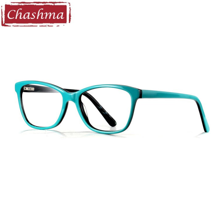 Unisex Eyeglasses Full Frame Acetate 10069 Frame Chashma Blue  