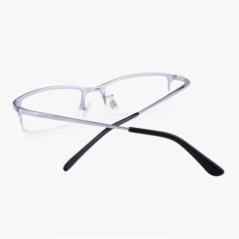 Aissuarvey Men's Semi Rim Titanium Frame Eyeglasses AS8906 Semi Rim Aissuarvey Eyeglasses   