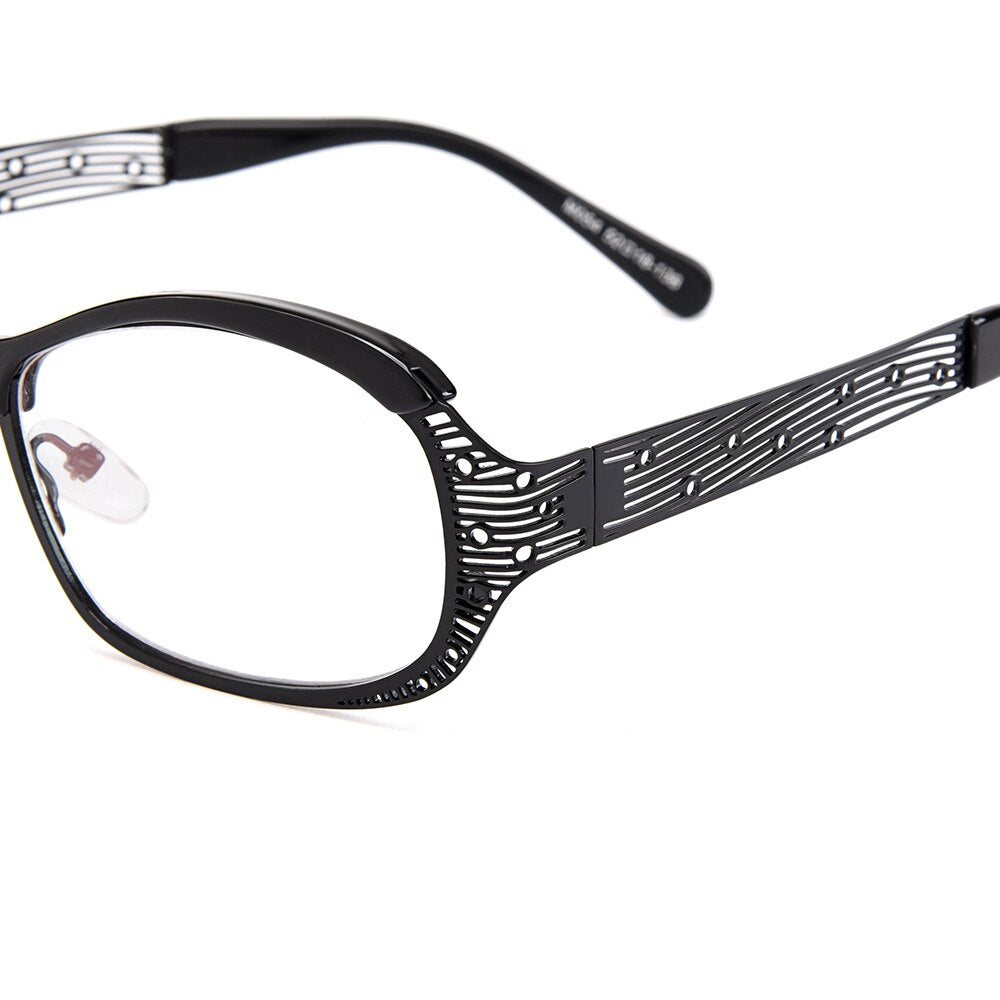 Women's Eyeglasses Oval Ultralight TR90 Alloy M054 Frame Gmei Optical   