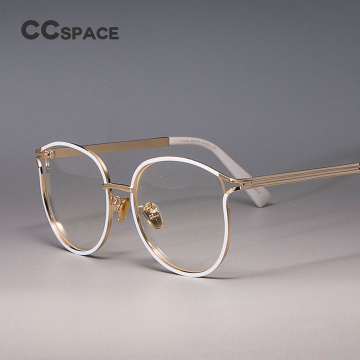 CCSpace Women's Full Rim Cat Eye Alloy Frame Eyeglasses 45257 Full Rim CCspace   