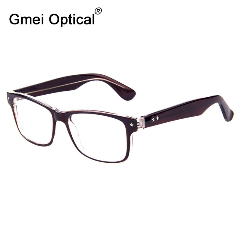 Gmei Unisex Eyeglasses Plastic Frame With Stars T8001 Full Rim Gmei Optical   