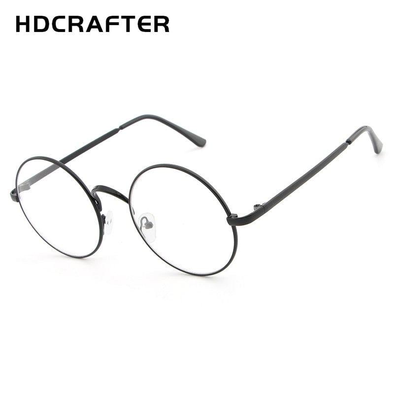 Hdcrafter Women's Full Rim Round Alloy Frame Eyeglasses Lx3048 Full Rim Hdcrafter Eyeglasses   