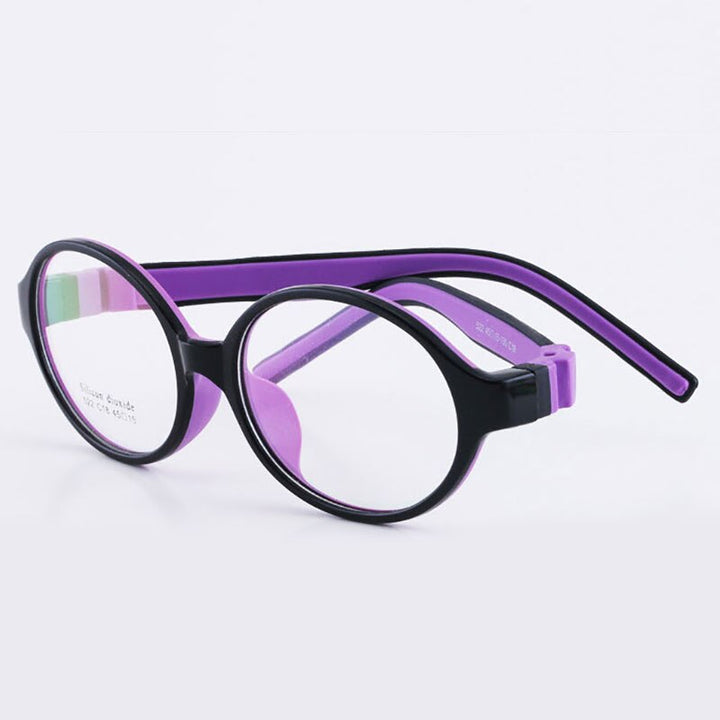 Reven Jate 522 Child Glasses Frame For Kids Eyeglasses Frame Flexible Frame Reven Jate purple  