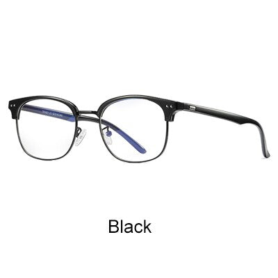 Ralferty Women's Eyeglasses Anti Blue Light Ultra-light TR90 D1821 Anti Blue Ralferty Black  