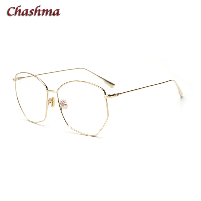 Chashma Ochki Women's Eyeglasses - Full Rim Titanium 8302