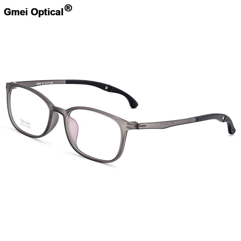 Gmei Men's Eyeglasses Ultra-Light Tr90 With Hangers Plastic M6066 Full Rim Gmei Optical   