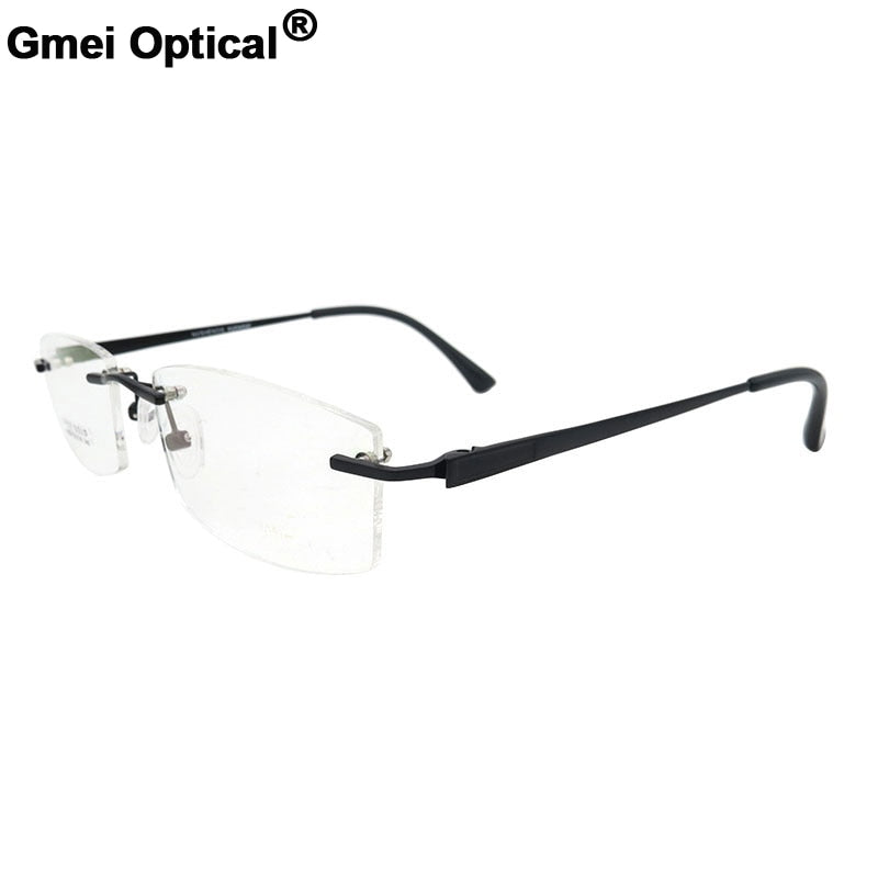 Gmei Men's Eyeglasses Titanium Alloy S8326 Rimless Rimless Gmei Optical   