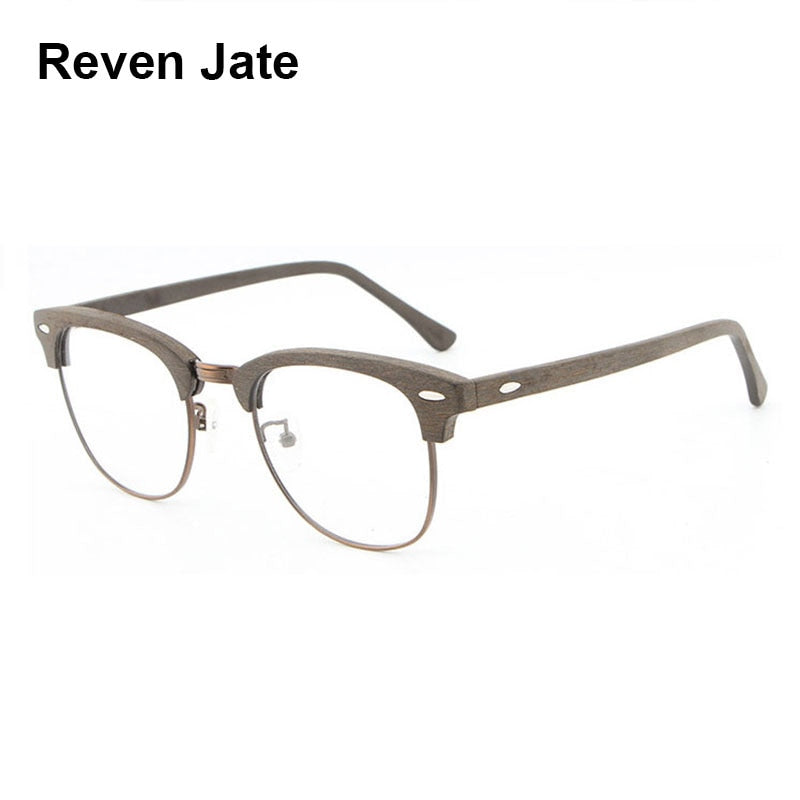 Reven Jate Hb027 Eyeglasses Frame Glasses Acetate Full Oval Shape Spectacles Men And Women Eyewear Frame Reven Jate   