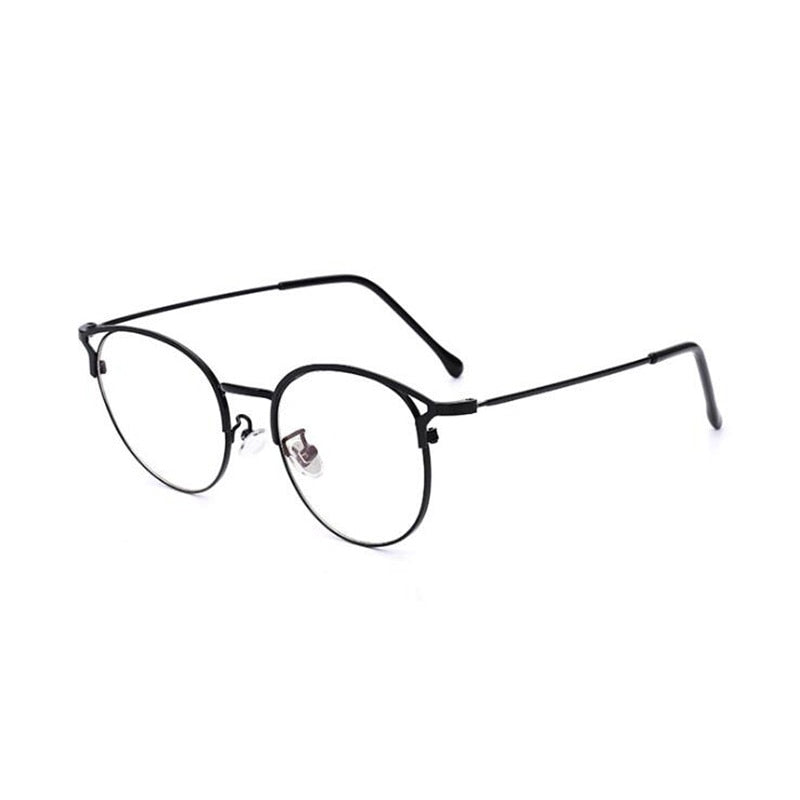 Hotochki Full Rim Cat Eye Alloy Frame Eyeglasses 9029 Full Rim Hotochki black  