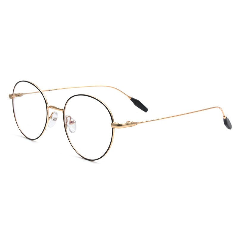 Reven Jate X2038 Full Rim Alloy Metal Eyeglasses Frame For Men And Women Eyewear Glasses Frame 4 Colors Full Rim Reven Jate Gold  
