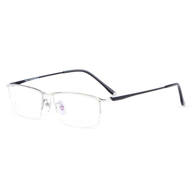 Hotochki Women' Full Rim Titanium Frame Eyeglasses J85148 Full Rim Hotochki Silver  