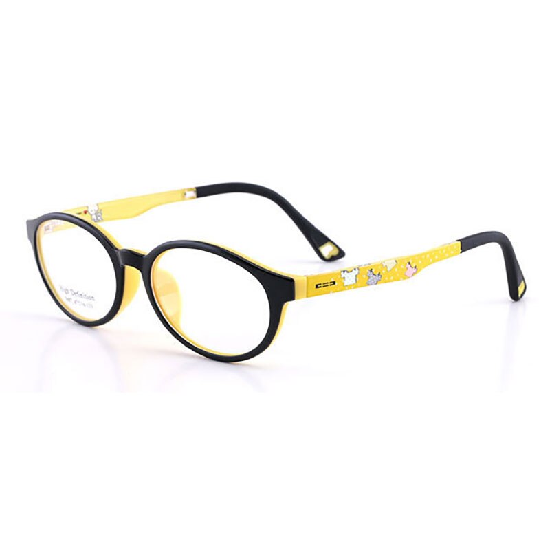 Reven Jate 5687 Child Glasses Frame For Kids Eyeglasses Frame Flexible Frame Reven Jate Yellow  