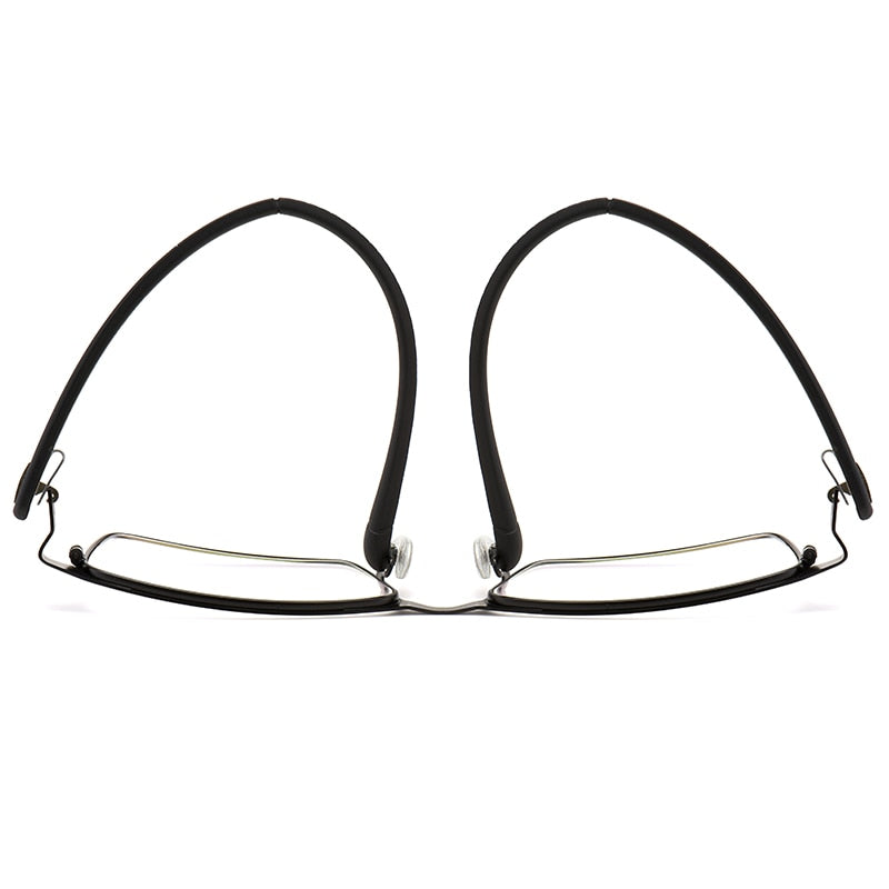 Hotochki Men's IP Electroplated Alloy Full/Semi Rim Frame Eyeglasses P9960 Semi Rim Hotochki   