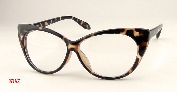 Brightzone Women's Full Rim Cat Eye Acetate Reading Glasses W225 Reading Glasses Brightzone Leopard frame  