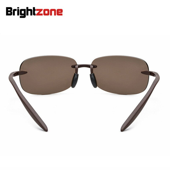 Men's Sunglasses Rimless Resin Titanium Th0031 Sunglasses Brightzone   