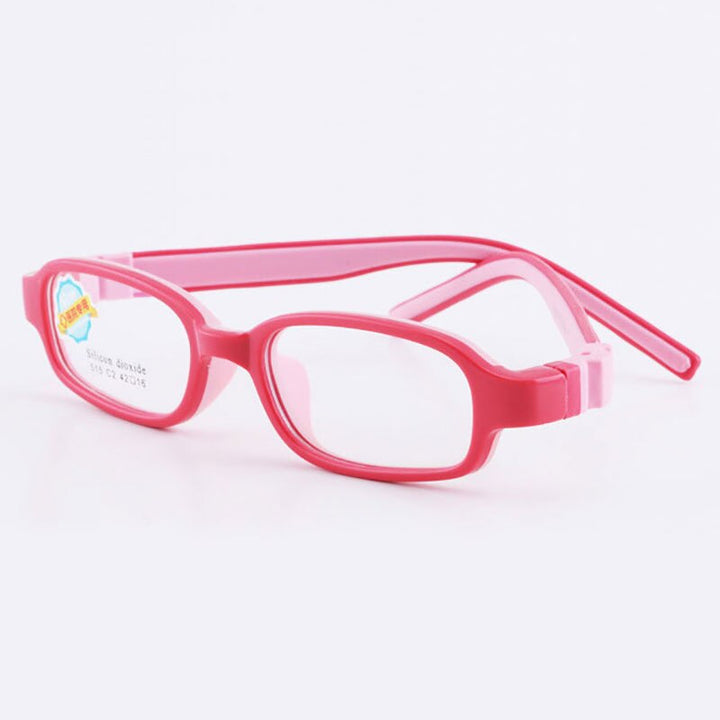 Reven Jate 515 Child Glasses Frame For Kids Eyeglasses Frame Flexible Frame Reven Jate Red  