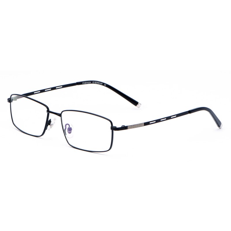 Handoer Men's Full Rim Square Alloy Eyeglasses F3099 Full Rim Handoer Black  