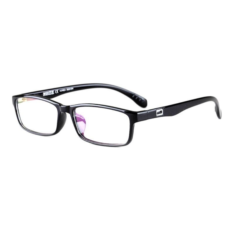 Hotochki Unisex Full Rim Square TR-90 Resin Frame Eyeglasses 2300 Full Rim Hotochki black  