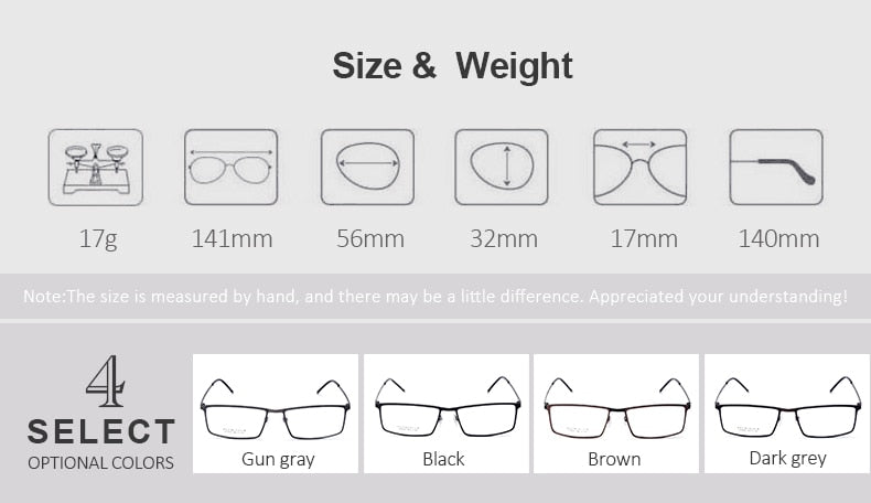 Men's Eyeglasses Lf2022 Titanium Alloy Full-Rim Frame Frame Gmei Optical   