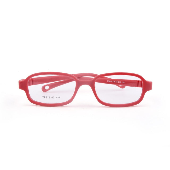 Unisex Children's Rectangular Framed Eyeglasses 3563900 Frame Brightzone C8 red  