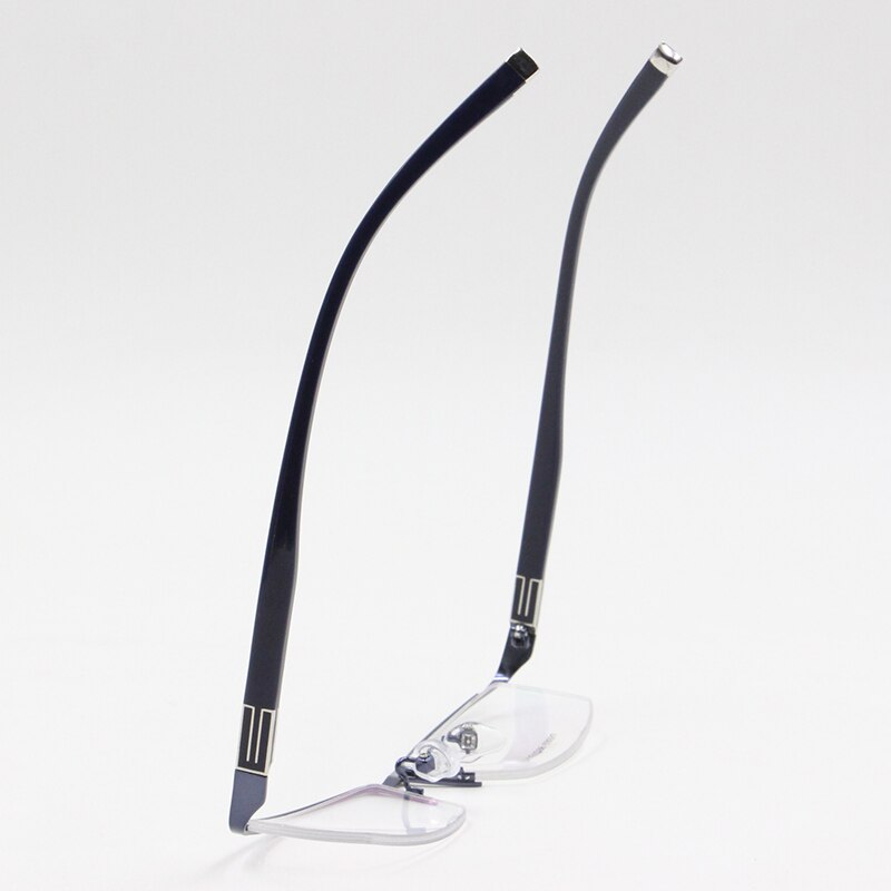 Bclear Men's Titanium Alloy Eyeglasses Semi-Rim Semi Rim Bclear   