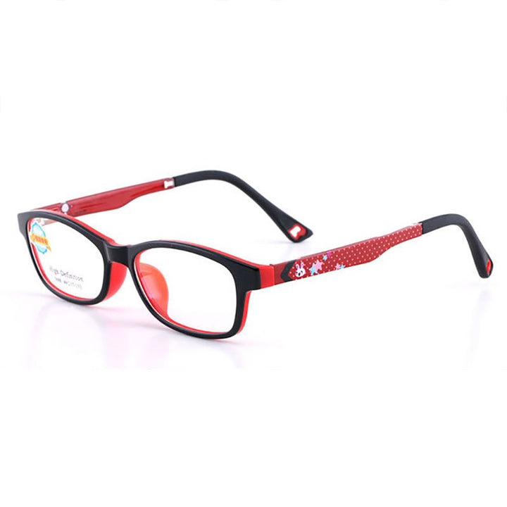 Reven Jate 5688 Child Glasses Frame For Kids Eyeglasses Frame Flexible Frame Reven Jate Red  