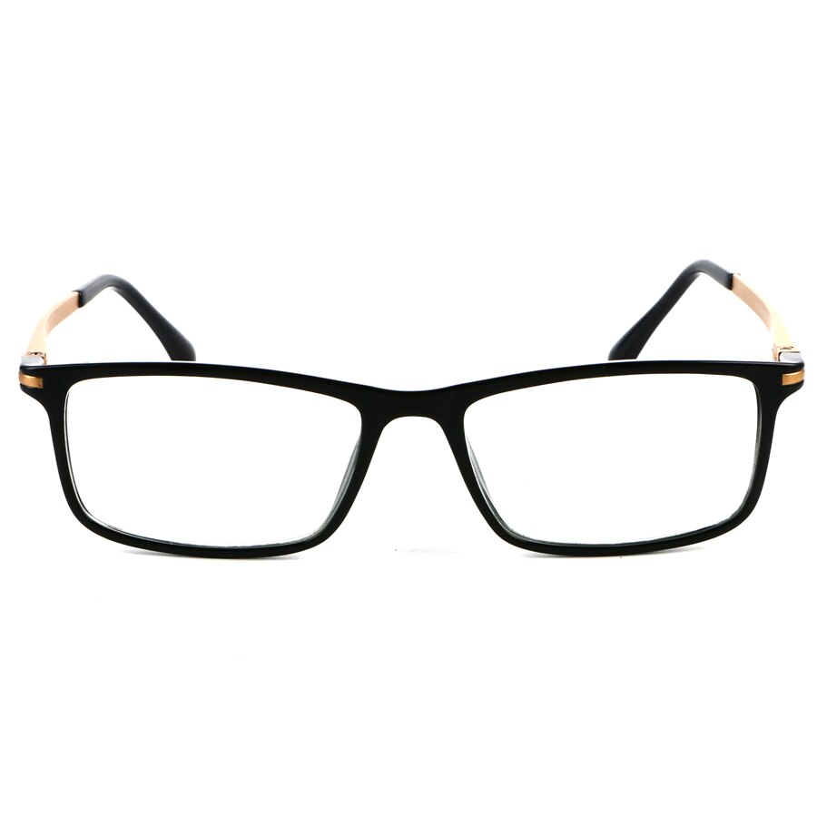 Unisex Reading Glasses Anti Blue Light Alloy Frame Reading Glasses Brightzone +100 black 