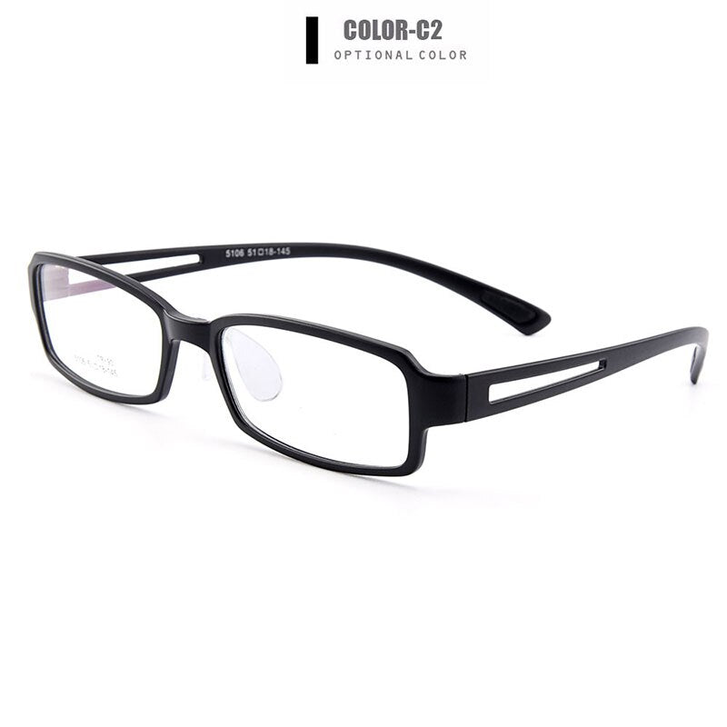 Unisex Eyeglasses Ultra-Light Tr90 Plastic With Saddle Bridge M5106 Frame Gmei Optical C2  