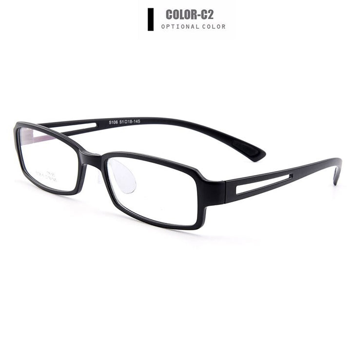 Unisex Eyeglasses Ultra-Light Tr90 Plastic With Saddle Bridge M5106 Frame Gmei Optical C2  