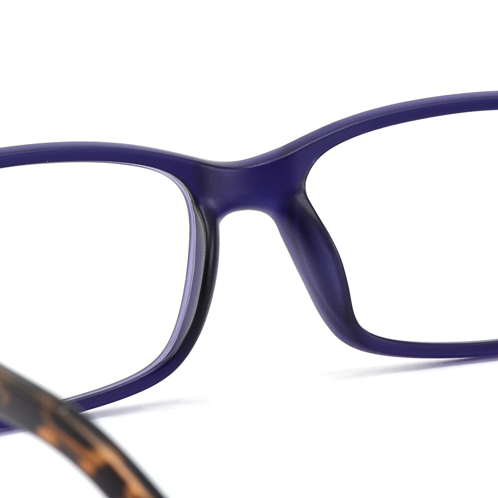 Unisex Eyeglasses Rectangle Full Rim Plastic Frame H8003 Full Rim Gmei Optical   