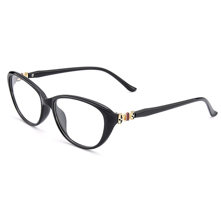 Women's Eyeglasses Cat Eye Ultra-Light Tr90 Plastic M1539 Frame Gmei Optical C1  