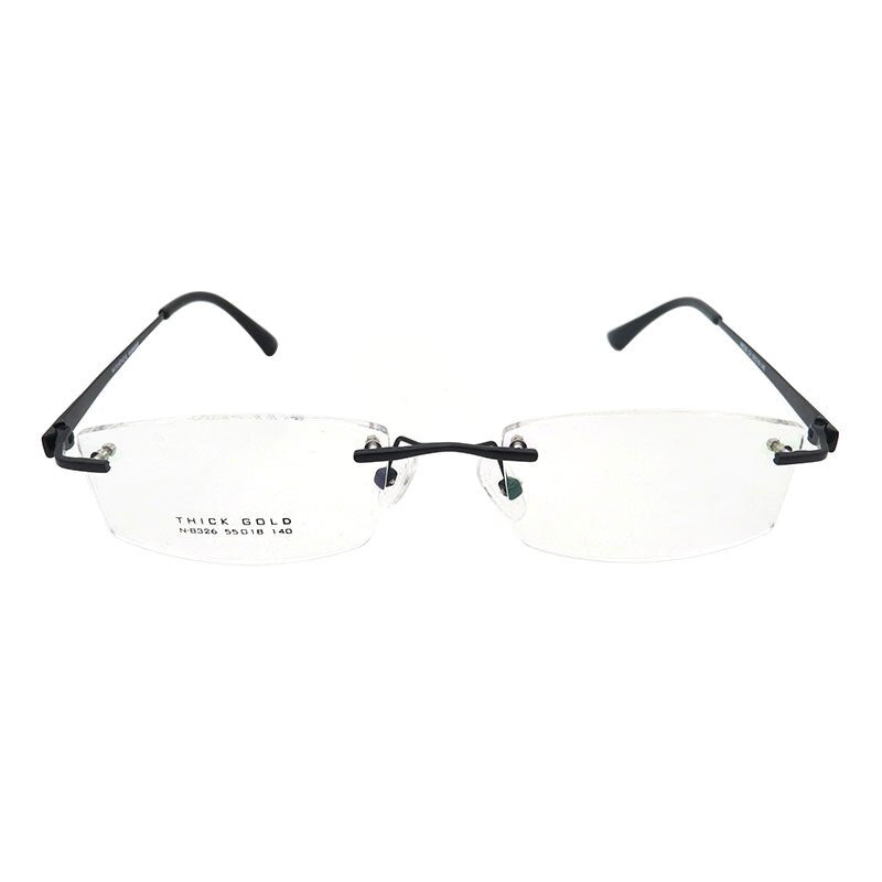Men's Eyeglasses Titanium Alloy S8326 Rimless Rimless Gmei Optical   
