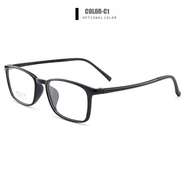 Men's Eyeglasses Ultra-Light Tr90 Plastic 6 Colors M2003 Frame Gmei Optical C1  