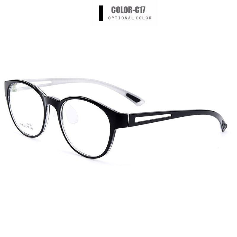 Gmei Unisex Eyeglasses Ultra-Light Tr90 Plastic 6 Colors M5100 Full Rim Gmei Optical C17  