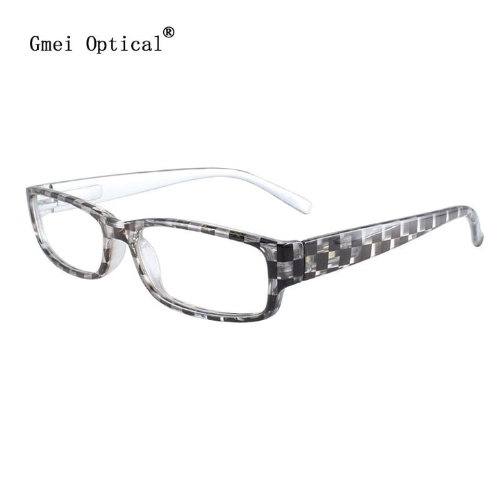 Women's Eyeglasses Plastic Rectangular Full Rim Glasses Frame T8091 Full Rim Gmei Optical   