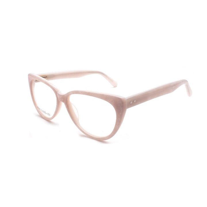 Reven Jate K9165 Acetate Glasses Frame Eyeglasses Eyeglasses For Men And Women Eyewear Frame Reven Jate C4  