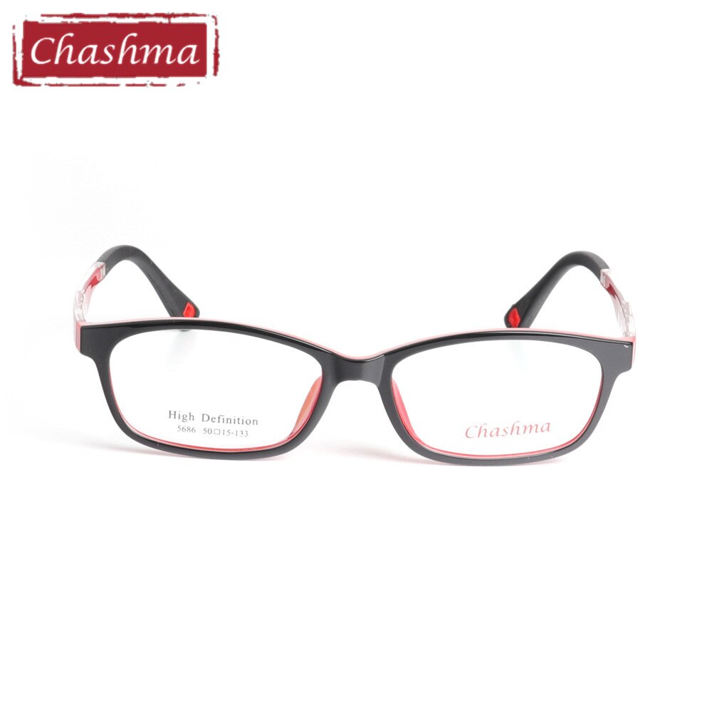 Chashma Ottica Children's Unisex Full Rim Square Tr 90 Titanium Eyeglasses 5686 Full Rim Chashma Ottica   