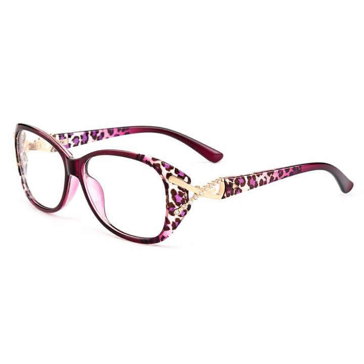 Women's Eyeglasses Ultralight Tr90 Full Rim Plastic M1689 Full Rim Gmei Optical C6  